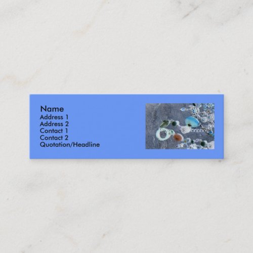 Jewel Effect Pofile Card Business Card