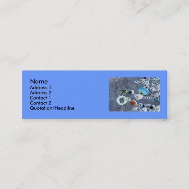 Jewel Effect Pofile Card (Front)