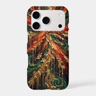 Jewel Explosion - Vibrant Emerald Violet Pink Gold iPhone 17 Pro Case