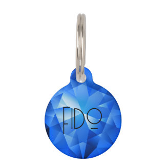 Jewel Facets Pet ID Tag