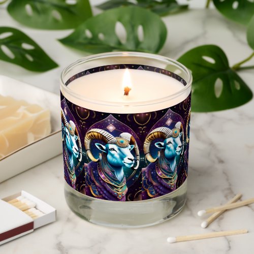 Jewel Galaxy Zodiac Aries Scented Candle