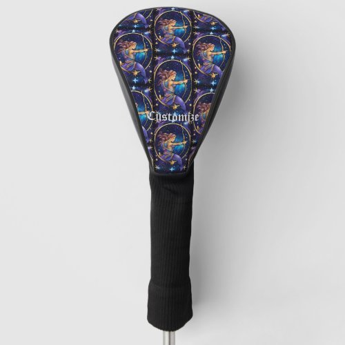 Jewel Galaxy Zodiac Sagittarius Golf Head Cover