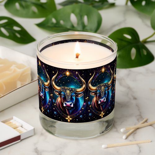 Jewel Galaxy Zodiac Taurus Scented Candle