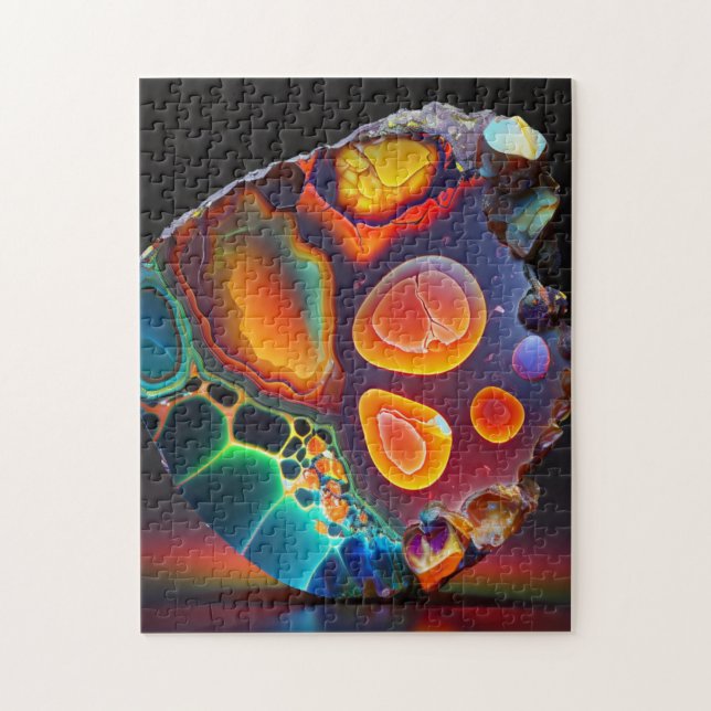 Jewel Gemstones Healing Crystals Jigsaw Puzzle (Vertical)