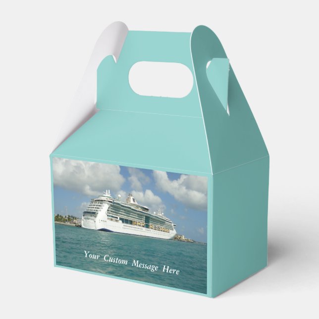 Jewel in Key West Custom Favor Boxes (Front Side)