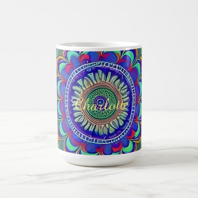 Jewel Mandala Mandala Coffee Mug (Center)