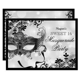 mask invitations zazzle