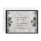 Jewel Mask & Damask Silver Masquerade Sweet 16