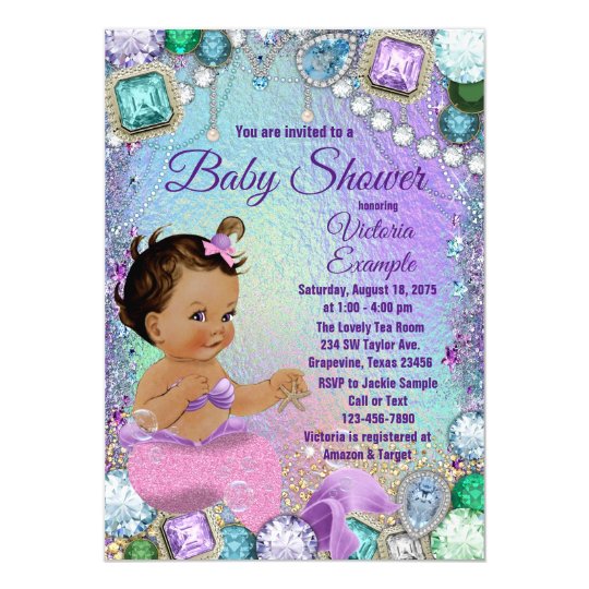 ethnic mermaid baby shower decorations
