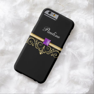 Jewel Monogram Style Barely There iPhone 6 Case