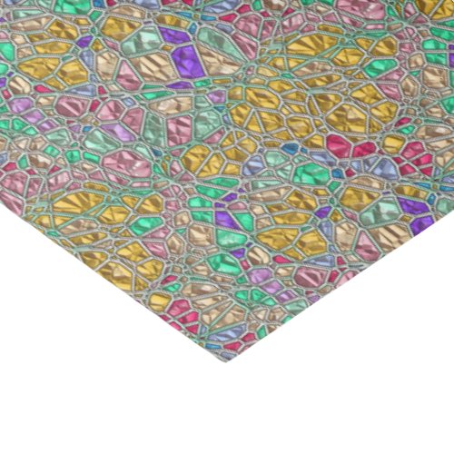 Jewel Mosaic _ Gemstone Colors Pretty Decoupage Tissue Paper