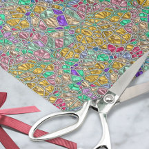 Jewel Mosaic - Gemstone Colors Pretty Decoupage