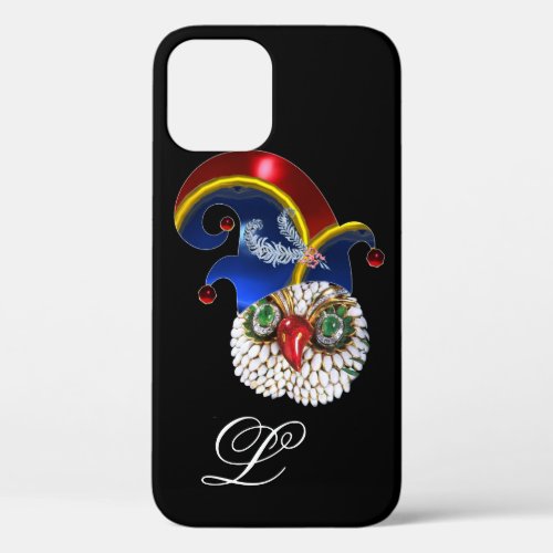 JEWEL OWL AND  ELF HAT WITH DIAMOND FEATHERS iPhone 12 CASE