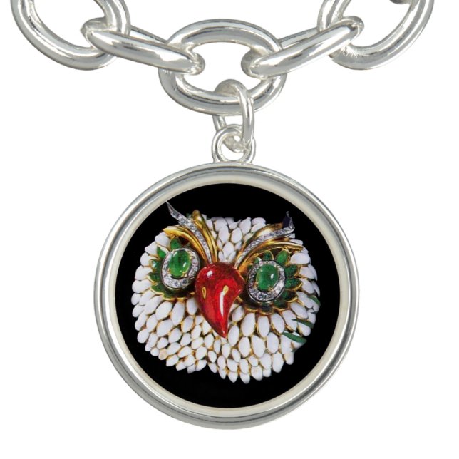 JEWEL OWL CHARM BRACELET (Design)