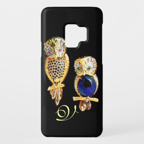 JEWEL OWLSGold Blue Sapphire Topaz Case_Mate Samsung Galaxy S9 Case