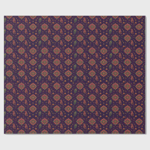 Jewel Rangoli Diwali Wrapping Paper