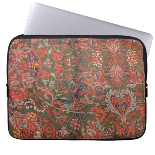 Jewel Tone Fabric Style Photo  Laptop Sleeve