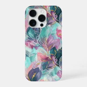 Jewel Tone Floral iPhone 16 Pro Case