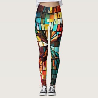 Jewel tone geometric sunburst