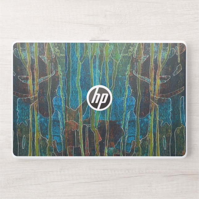 Jewel tone HP laptop skin (Front)