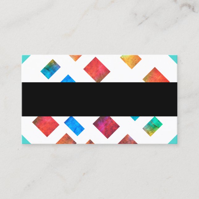 jewel tone modern business card custom template (Front)