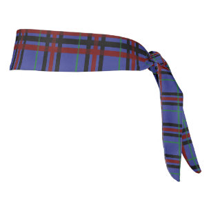 Jewel-Toned Plaid Athletic Headband