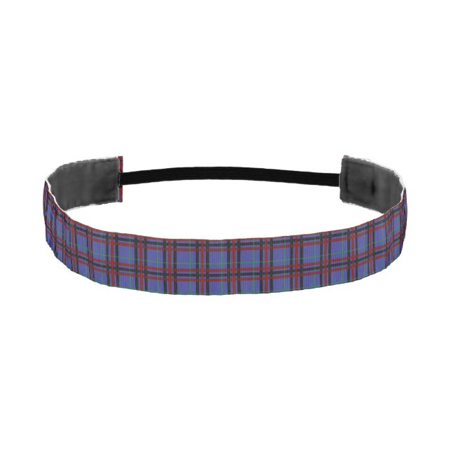 Jewel-Toned Plaid Headband (Front)