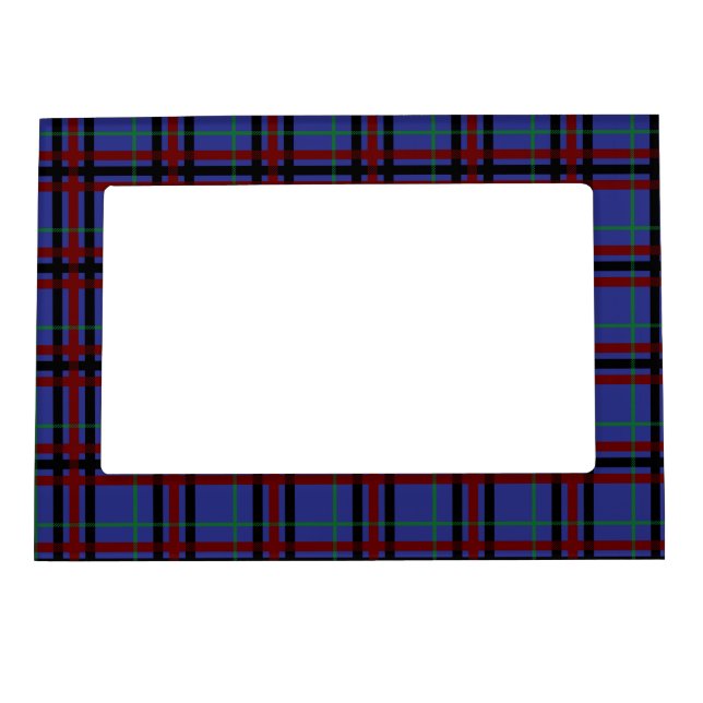 Jewel-Toned Plaid Magnetic Frame (Front)