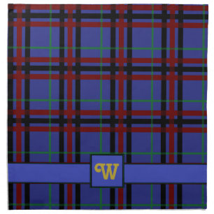 Jewel-Toned Plaid Napkin