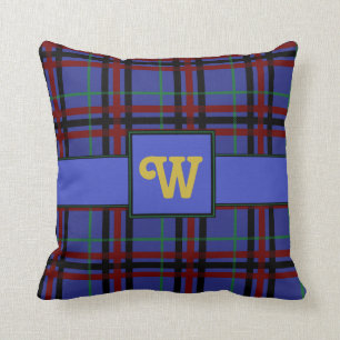 Jewel-Toned Plaid Pillow