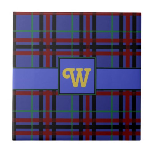 Jewel_Toned Plaid Tile