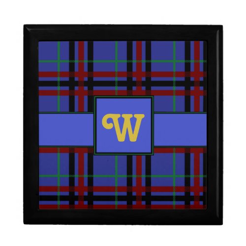 Jewel_Toned Plaid Tile Box