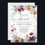 Jewel Toned Wedding Shower Invitation<br><div class="desc">Jewel Toned Wedding Shower Invitation</div>