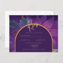 Jewel Tones Plum Purple Berry Gold Wedding