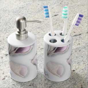 Seashell Bath Accessory Sets Zazzle