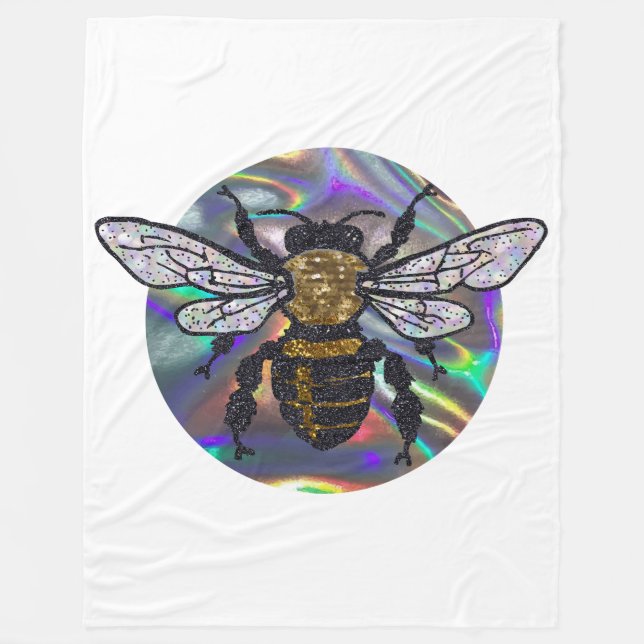 jeweled bee blanket (Front)