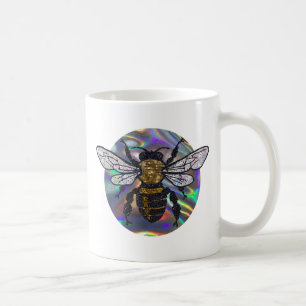 jeweled bee coffee mug