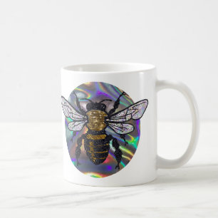 jeweled bee coffee mug