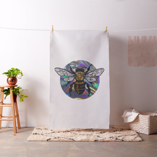 jeweled bee fabric