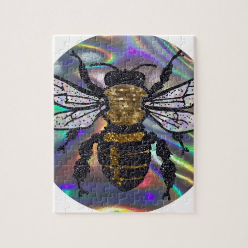 jeweled bee jigsaw puzzle