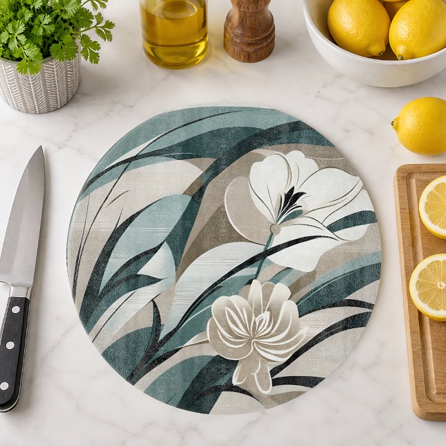 Jeweled Buds Cutting Board (Jeweled Buds Cutting Board
)