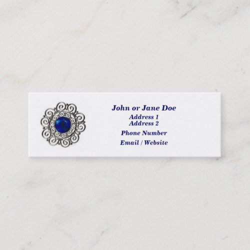 Jeweled Business Card