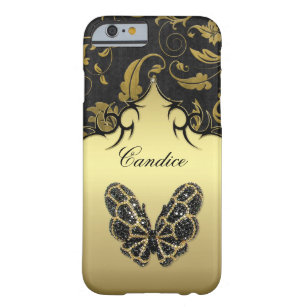 Jeweled Butterfly Damask iPhone 6 Case