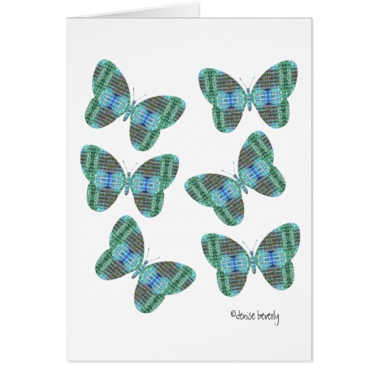 Jeweled Butterfly illustration Cards (Front)