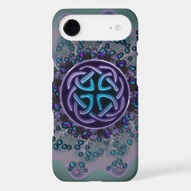 Jeweled Celtic Fractal Mandala iPhone 7 Case (Back)