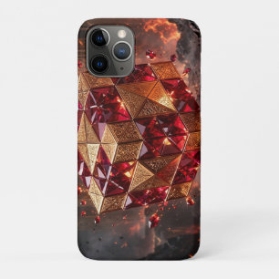 Jeweled Cube on the Volcanic Precipice iPhone 11 Pro Case