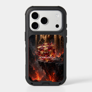 Jeweled Cube on the Volcanic Precipice iPhone 17 Pro Case