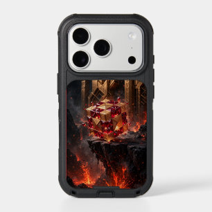 Jeweled Cube on the Volcanic Precipice iPhone 17 Pro Case