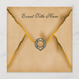Jeweled Custom New Years Party Invitation