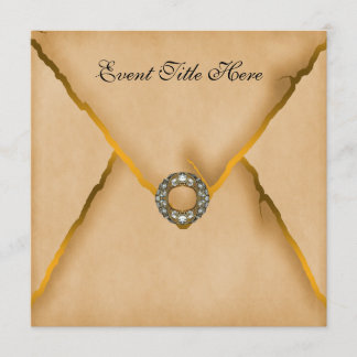 Jeweled Custom New Years Party Invitation